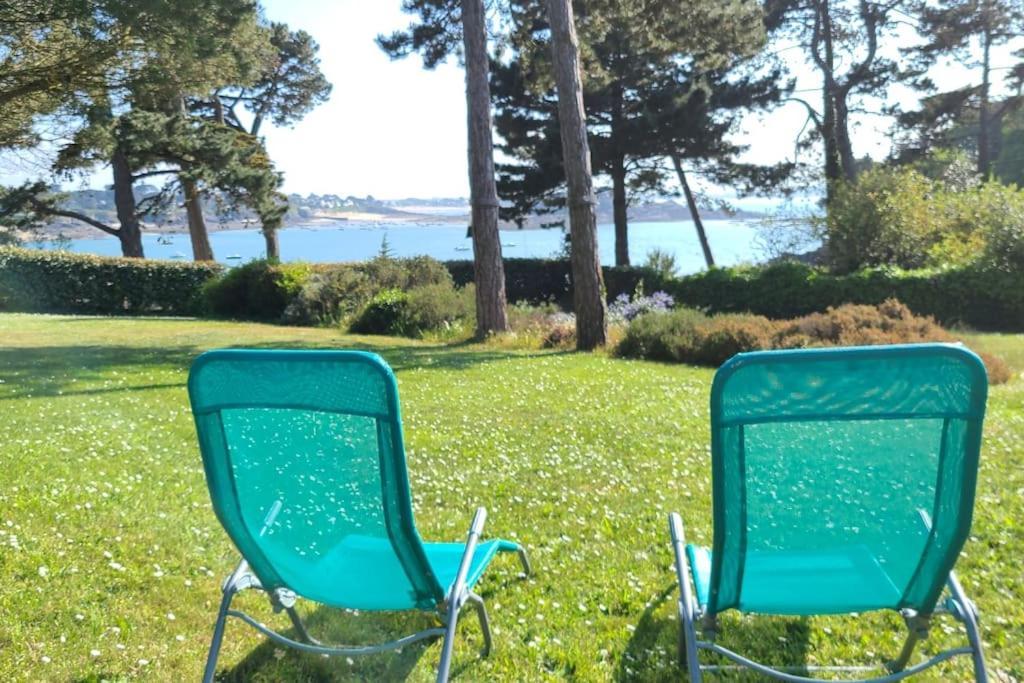 Villa 10P, Exposition Sud, La Plage De Sable Au Bout Du Jardin Saint-Briac-sur-Mer Εξωτερικό φωτογραφία